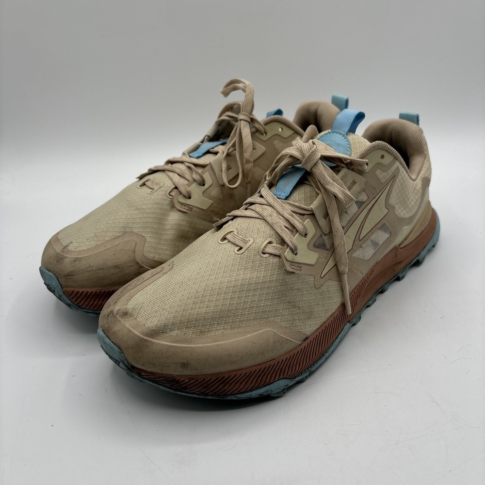 Altra Lone Peak 7 Sneakers Women's Size 9 AL0A7R7G922 Beige Running Shoes READ